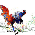 Count Cocorico Mixed Media by Miki De Goodaboom Count Cocorico Mixed Media by Miki De Goodaboom