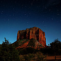 Moonlight on Courthouse Rock by Al Judge