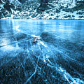 Cracks In the Ice Photograph by Evgeni Dinev Cracks In the Ice Photograph by Evgeni Dinev