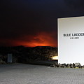 Crimson mountains, blue lagoon Photograph by Christopher Mathews Crimson mountains, blue lagoon Photograph by Christopher Mathews