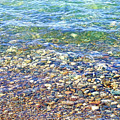 Shimmering Shoreline Progression II by Kathi Mirto
