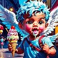 Cupid and His Ice Cream Cone by Beverly Read