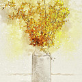 Cut Forsythia Digital Art by Lois Bryan Cut Forsythia Digital Art by Lois Bryan