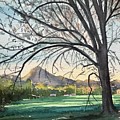 Dappled afternoon Light - Reagan Ranch Painting by Luisa Millicent Dappled afternoon Light - Reagan Ranch Painting by Luisa Millicent