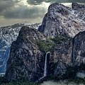 Dark Clouds over Bridalveil Fall Photograph by Romeo Victor Dark Clouds over Bridalveil Fall Photograph by Romeo Victor