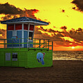 Dawn in Pompano Beach by Nick Zelinsky Jr