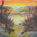 Dawn's Early Light Painting by Saundra Johnson Dawn's Early Light Painting by Saundra Johnson