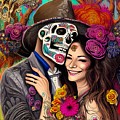 Day of the Dead Reunion II Digital Art by Beverly Read Day of the Dead Reunion II Digital Art by Beverly Read
