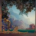 Daybreak 1922 Painting by Maxfield Parrish Daybreak 1922 Painting by Maxfield Parrish