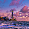 Daybreak At Hillsboro Light by Nick Zelinsky Jr