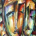Dazzled Painting by Michael Lang Dazzled Painting by Michael Lang