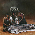 Death of Nandi Painting by Ronnie Moyo Death of Nandi Painting by Ronnie Moyo