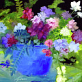 December Blue Painting by Adele Bower December Blue Painting by Adele Bower