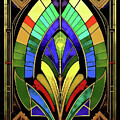 Deco Design Stained Glass 1 by Chuck Staley