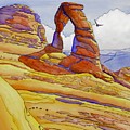 Delicate Arch Painting by Kim McClinton Delicate Arch Painting by Kim McClinton
