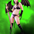 Demon With Sword Photograph by Jon Volden Demon With Sword Photograph by Jon Volden