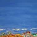 Desert Panorama Painting by John Klobucher Desert Panorama Painting by John Klobucher