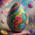 Designer Easter Egg by Lisa Pearlman