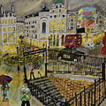 Desires in a Piccadilly Painting by David Westwood Desires in a Piccadilly Painting by David Westwood