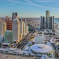 Detroit Skyline DJI_0433 Photograph by Michael Thomas Detroit Skyline DJI_0433 Photograph by Michael Thomas