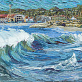 Devdutt's Wave Painting by PJ Kirk Devdutt's Wave Painting by PJ Kirk