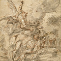 The Sacrifice of Isaac Drawing by Gaspare Diziani The Sacrifice of Isaac Drawing by Gaspare Diziani