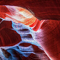 Digital Oil Paint Edition - Panoramic Antelope Canyon Textures Photograph by Gregory Ballos Digital Oil Paint Edition - Panoramic Antelope Canyon Textures Photograph by Gregory Ballos