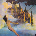 Dinkey Bird 1904 Painting by Maxfield Parrish Dinkey Bird 1904 Painting by Maxfield Parrish