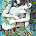 Do not leave me Painting by Albena Vatcheva Do not leave me Painting by Albena Vatcheva