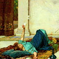 Dolce Far Niente Painting by John William Waterhouse Dolce Far Niente Painting by John William Waterhouse