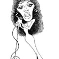 Donna Summer BW by Mike Scott
