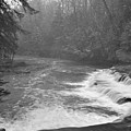 Double Decker Falls in a Snowstorm by Brad Nellis