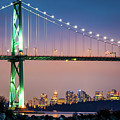 Downtown Under the Bridge at Night Photograph by Rick Deacon Downtown Under the Bridge at Night Photograph by Rick Deacon