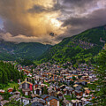 Dramatic Sunset Over Zermatt, Switzerland and the Swiss Alps by Miroslav Liska