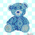 Dreamy GEAR BEAR Nursery Decor Art from Geartopia Teddy Bear Art by Megan Aroon by Megan Aroon
