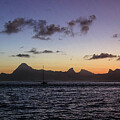 Dusk Over Moorea by Adam Romanowicz