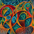 Dynamic Series #29-3D Painting by Ricardo Chavez-Mendez Dynamic Series #29-3D Painting by Ricardo Chavez-Mendez