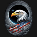 Eagle Sovereign in Stars and Stripes by Walter Herrit