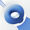 Egg and Bowl_electric blue after Cesare Onestini by Heike Remy Egg and Bowl_electric blue after Cesare Onestini by Heike Remy