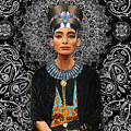 Egyptian Queen Nefertiti T-Shirt Painting by Tony Rubino Egyptian Queen Nefertiti T-Shirt Painting by Tony Rubino