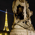 Eiffel and Lion 02 Photograph by Weston Westmoreland Eiffel and Lion 02 Photograph by Weston Westmoreland