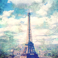 Eiffel Tower Digital Art by Phil Perkins Eiffel Tower Digital Art by Phil Perkins