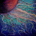 Electric Jellyfish 1 Painting by Mike Mooney Electric Jellyfish 1 Painting by Mike Mooney