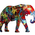 Elephant Silhouette 2 Digital Art by Eileen Backman Elephant Silhouette 2 Digital Art by Eileen Backman