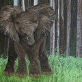 Elephant Painting by Tammy Pool Elephant Painting by Tammy Pool