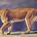 Emerging Predator Painting by Don Dane