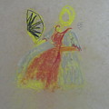 Emily fanning herself Drawing by AJ Brown Emily fanning herself Drawing by AJ Brown