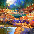 Enchanted Creek Painting by Tithi Luadthong Enchanted Creek Painting by Tithi Luadthong
