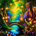Enchanted Forest Digital Art by Cindy's Creative Corner Enchanted Forest Digital Art by Cindy's Creative Corner