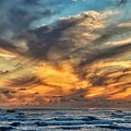 End of the Day - Glorious Ocean Sunset by Jerry Abbott